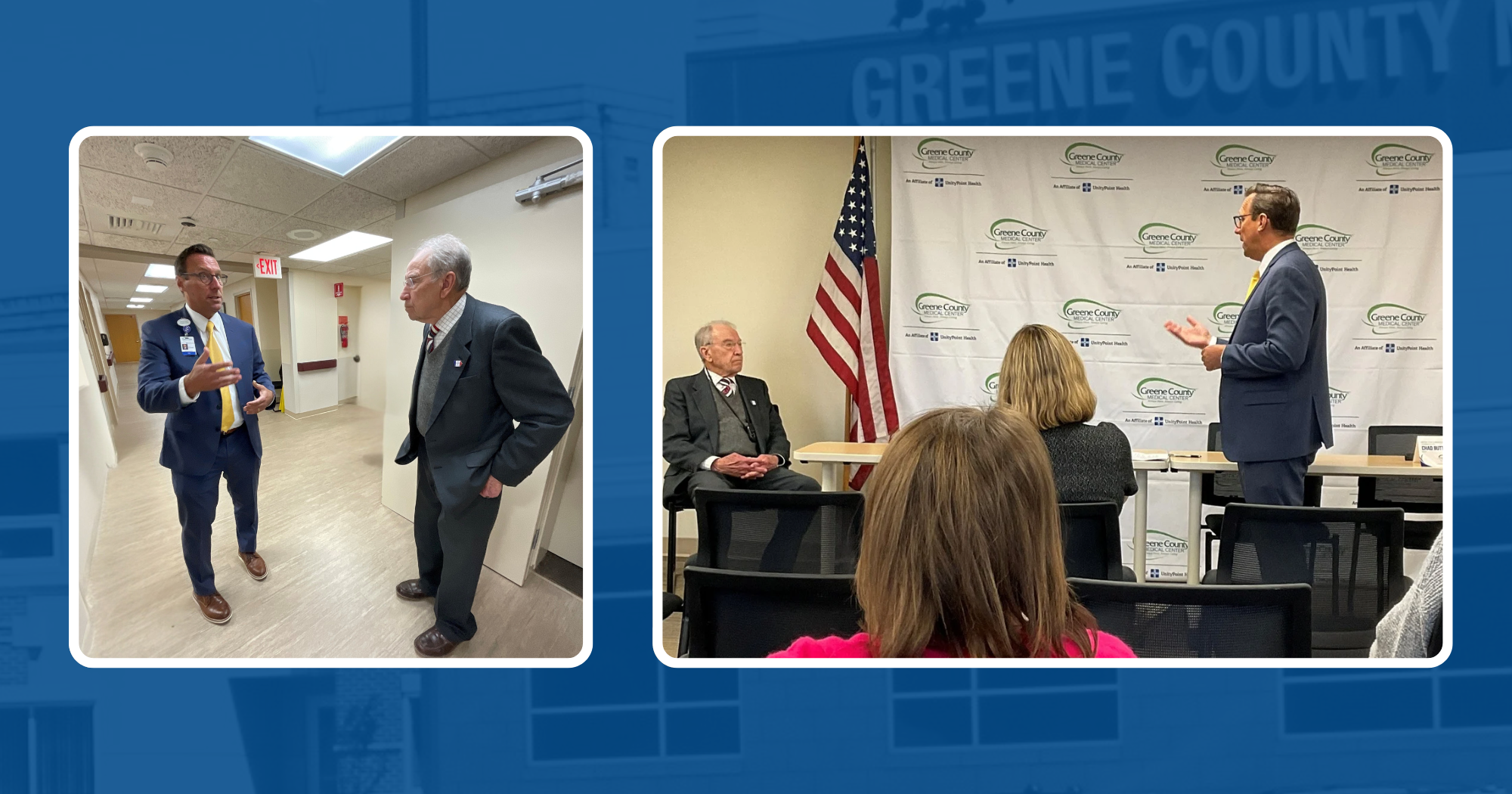 Grassley Visit to Greene County Medical Center