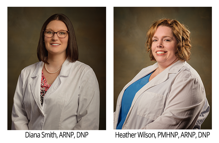 Diana Smith and Heather Wilson with the Greene County F